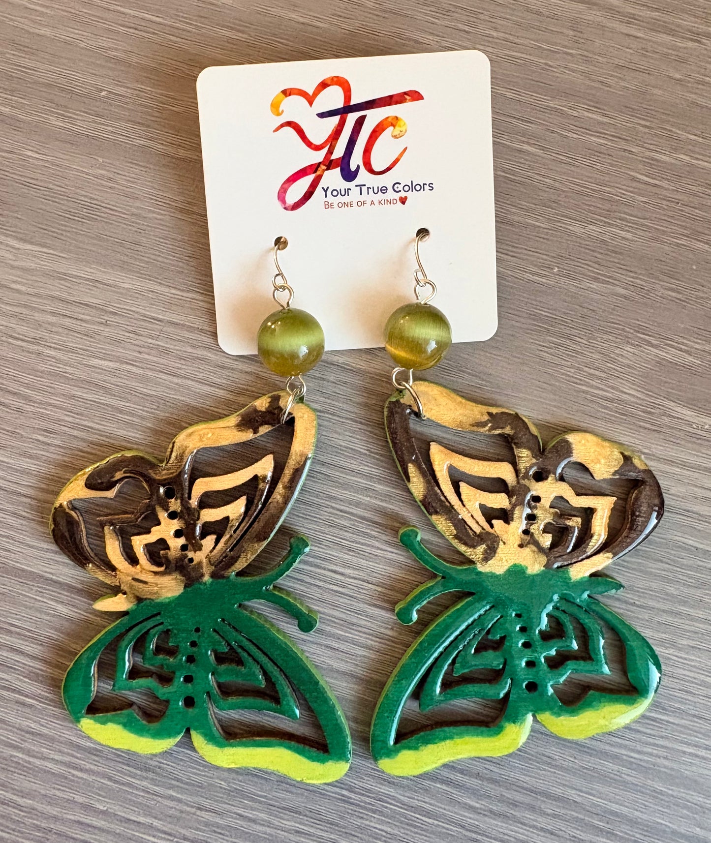 Butterflies (Green multi)