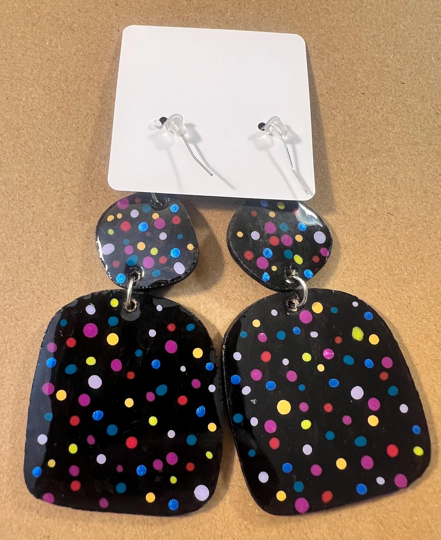 Harlem paint splatter dangles
